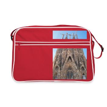 Sagrade Familia - Retro Bag - red/white - Front