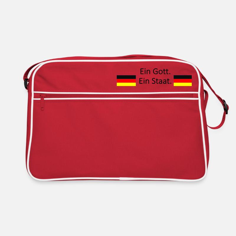 Ein Gott. Ein Staat. Retro Tasche