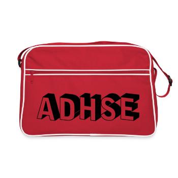 TDAH - Sac Retro - rouge/blanc - Devant