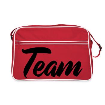 Équipe - Sac Retro - rouge/blanc - Devant