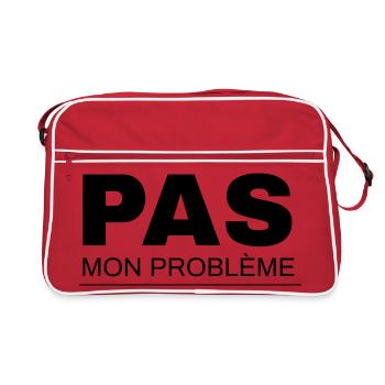 Not my problem - Retro Bag - red/white - Front
