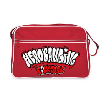 Headbanging Network Graffiti - Retro Bag - red/white - Front