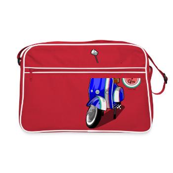 Stile di vita - Sac Retro - rouge/blanc - Devant