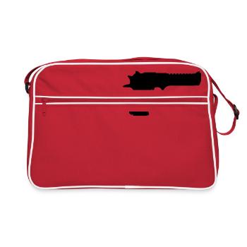 Desert Eagle / Deagle / D.50 - Retro Tasche - Rot/Weiß - Vorne