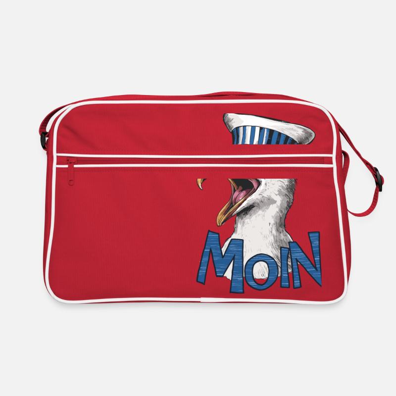 Moin Möwe Retro Tasche