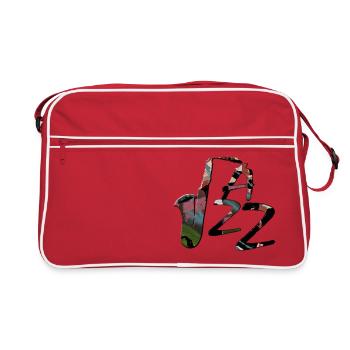 JAZZ - Sac Retro - rouge/blanc - Devant