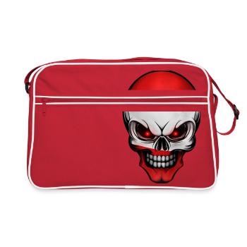 Crâne Autriche conçoit Allround - Sac Retro - rouge/blanc - Devant