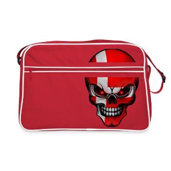 Crâne Danemark conçoit Allround - Sac Retro - rouge/blanc - Devant