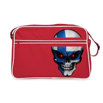 Crâne Finlande conçoit Allround - Sac Retro - rouge/blanc - Devant