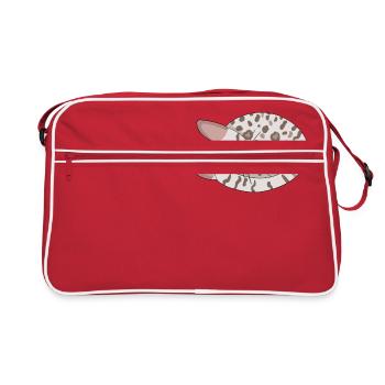 Chat de Bengale Chat - Sac Retro - rouge/blanc - Devant