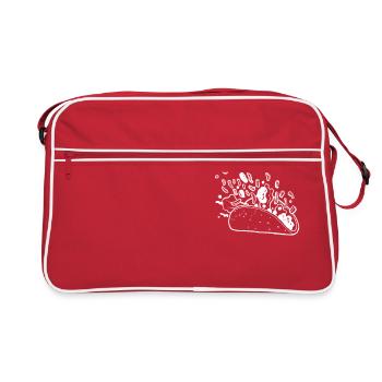 Croquis de Taco blanc - Sac Retro - rouge/blanc - Devant