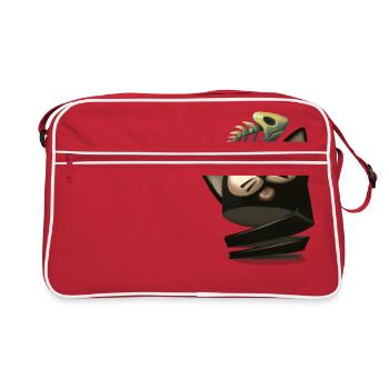 minou - Sac Retro - rouge/blanc - Devant