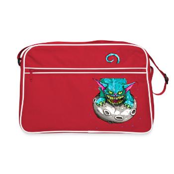 SPACE CAT - Retro Bag - red/white - Front