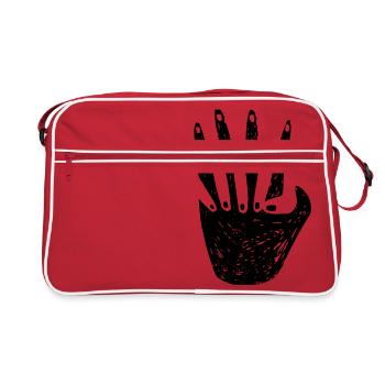 Main dans la main - Sac Retro - rouge/blanc - Devant