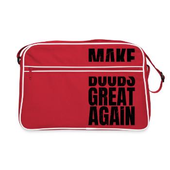Make BOOBS Great Again vintage - Sac Retro - rouge/blanc - Devant
