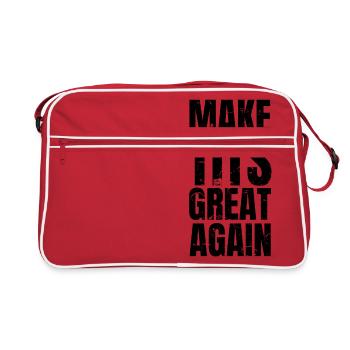 Make Tits Great Again vintage - Sac Retro - rouge/blanc - Devant