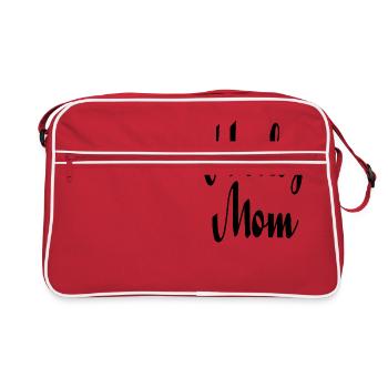 HUSKY MOM - Retro Bag - red/white - Front