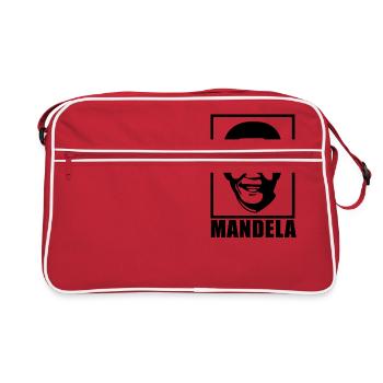 Nelson Mandela - Retro Bag - red/white - Front