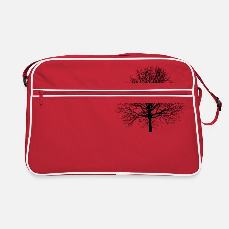 Tree in winter Retro Bag