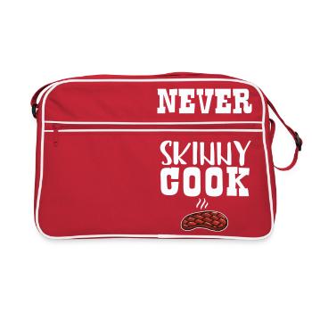 Cadeau drôle de Noël de cuisine gastronomique - Sac Retro - rouge/blanc - Devant