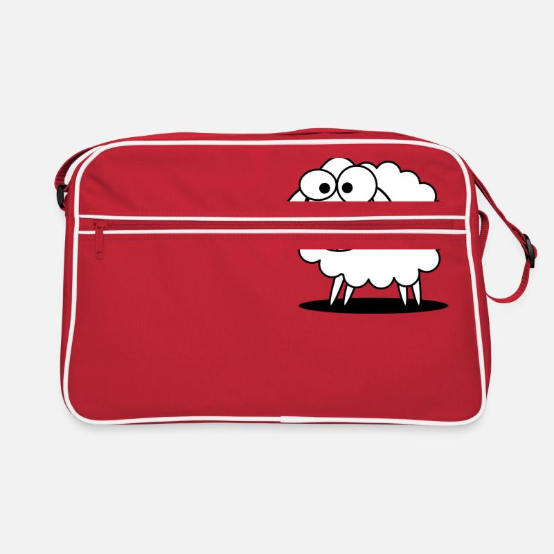 Witziges Schaf Retro Tasche