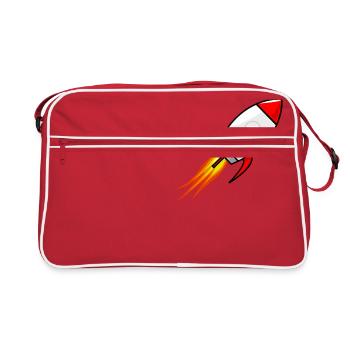 Rocket - Retro Bag - red/white - Front