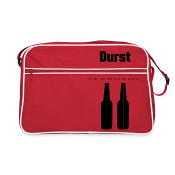 Thirst quench design - Retro Bag - red/white - Front
