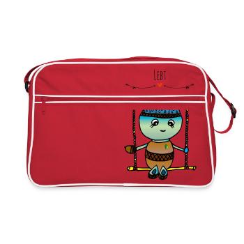 Usma Rocks - Les Gardiens d'Orbis - Sac Retro - rouge/blanc - Devant