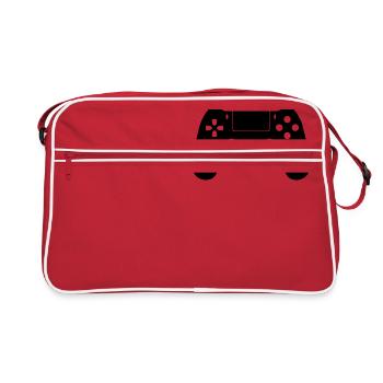 PS 4 pad - Retro Bag - red/white - Front