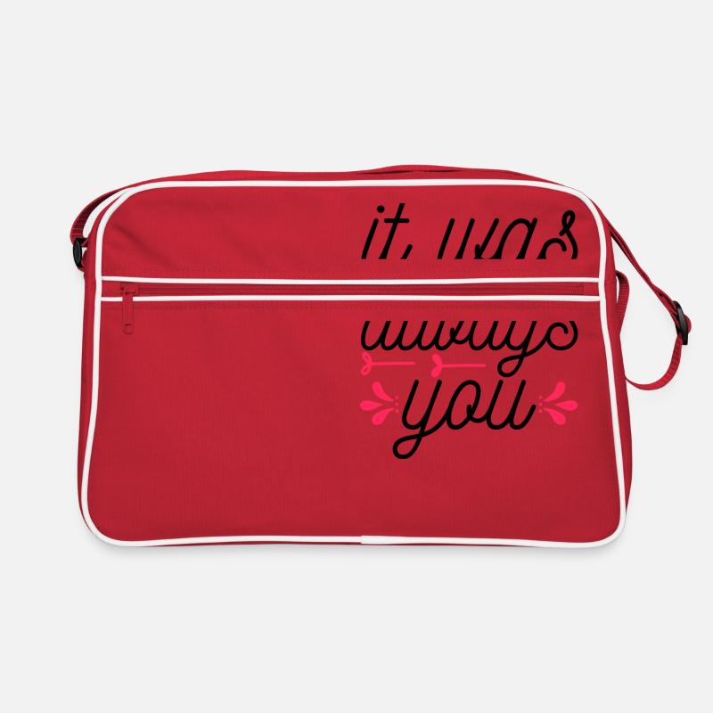 It was always you Geschenk Valentinstag Idee Retro Tasche