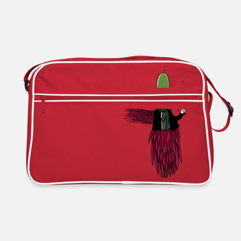 Pear-Zauberer-Papagei Retro Tasche