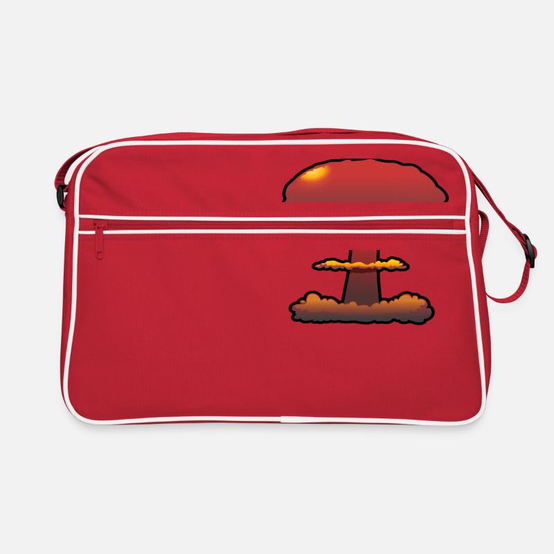 Boom Comic Explosion Mushroom Cloud Retro Bag