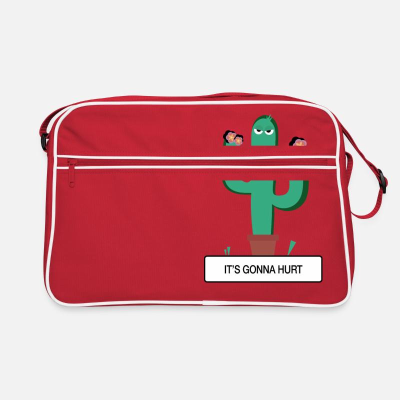 CACTUS - "It's going to hurt" Retro Bag