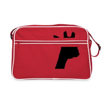 giraffe noir - Sac Retro - rouge/blanc - Devant