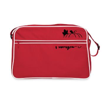 Hello Pumpkin - Retro Bag - red/white - Front