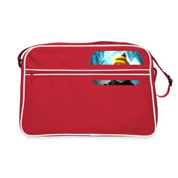 Poids des abeilles - Sac Retro - rouge/blanc - Devant
