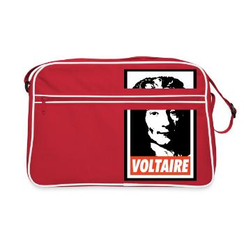 Voltaire - Sac Retro - rouge/blanc - Devant