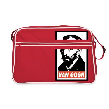 Vincent Van Gogh - Retro Bag - red/white - Front