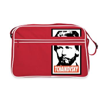 Tchaikovsky - Sac Retro - rouge/blanc - Devant