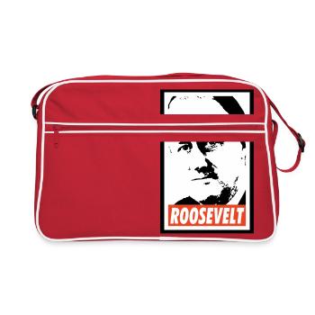 Theodore Roosevelt - Retro Bag - red/white - Front