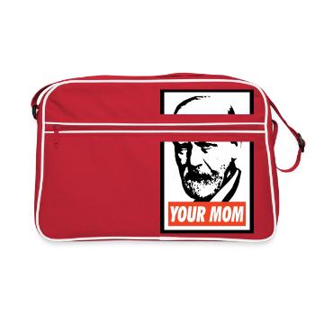 Sigmund freud tu mamá - Sac Retro - rouge/blanc - Devant
