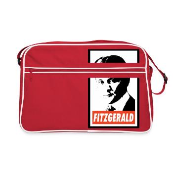 Scott Fitzgerald - Sac Retro - rouge/blanc - Devant