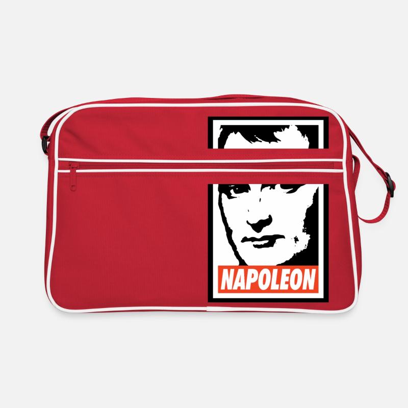 Napoleon - Retro Tasche - Rot/Weiß