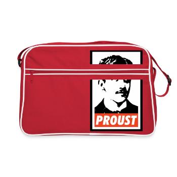 Marcel Proust - Sac Retro - rouge/blanc - Devant