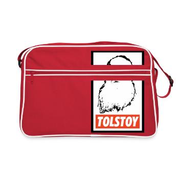 Leo Tolstoy - Sac Retro - rouge/blanc - Devant