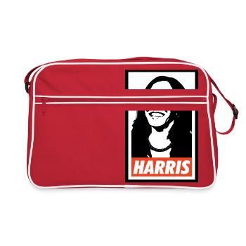 Kamala Harris - Sac Retro - rouge/blanc - Devant