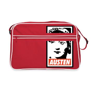 Jane Austen - Sac Retro - rouge/blanc - Devant
