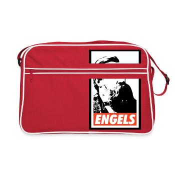 Friedrich Engels - Sac Retro - rouge/blanc - Devant