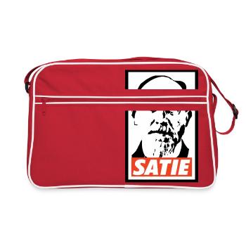 Eric Satie - Sac Retro - rouge/blanc - Devant