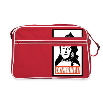 Catalina la grande - Sac Retro - rouge/blanc - Devant